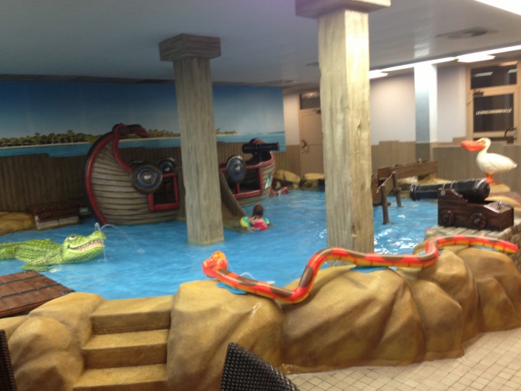 The childrens area of Das Bad den Kaiserthermen in Trier, swimming pool /  indoor water park